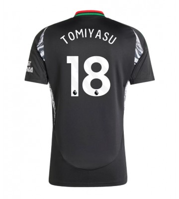 Arsenal Takehiro Tomiyasu #18 Segunda Equipación 2024-25 Manga Corta